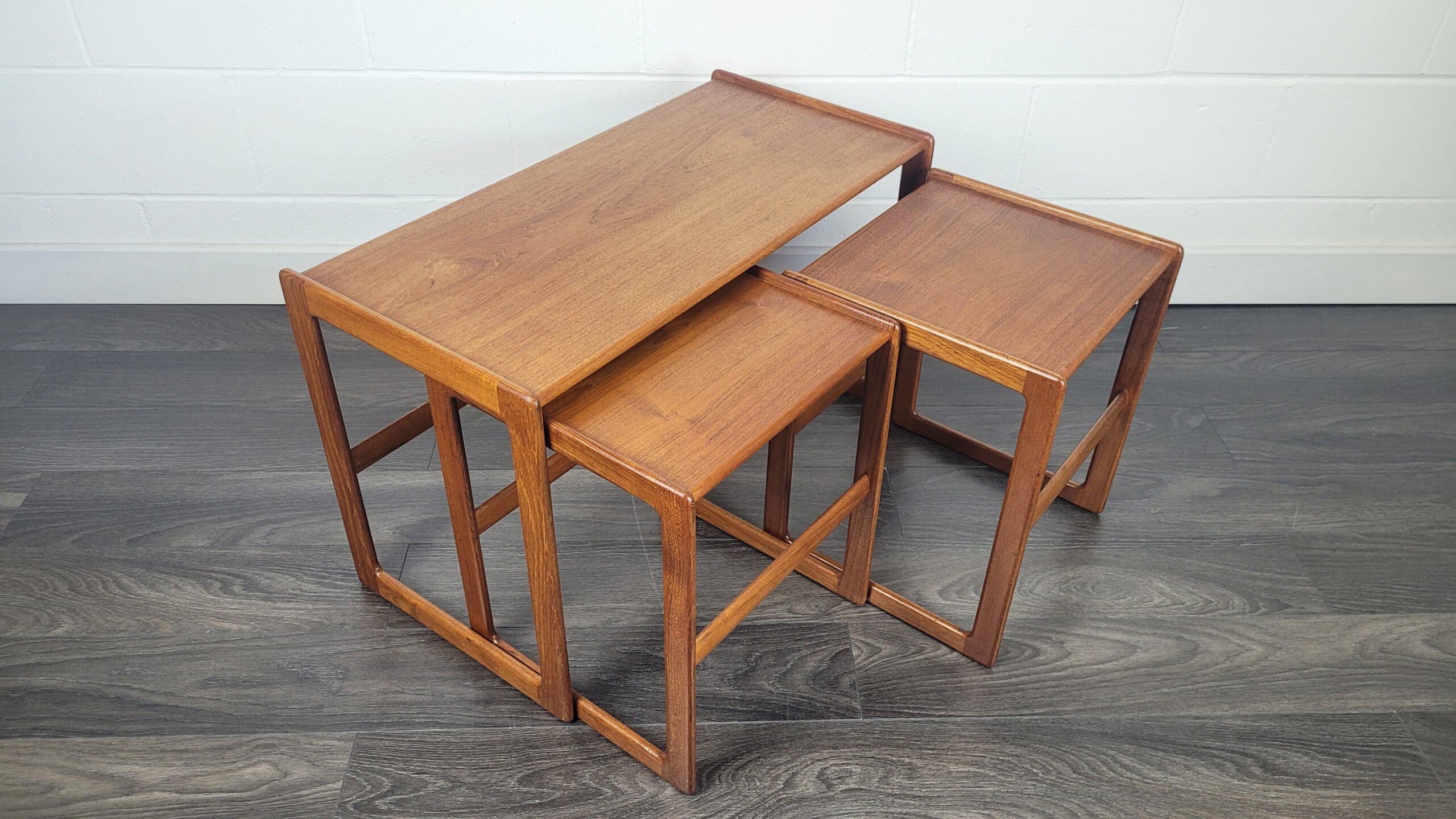 Mogens Kold Nest of Three Coffee Tables, 1960s