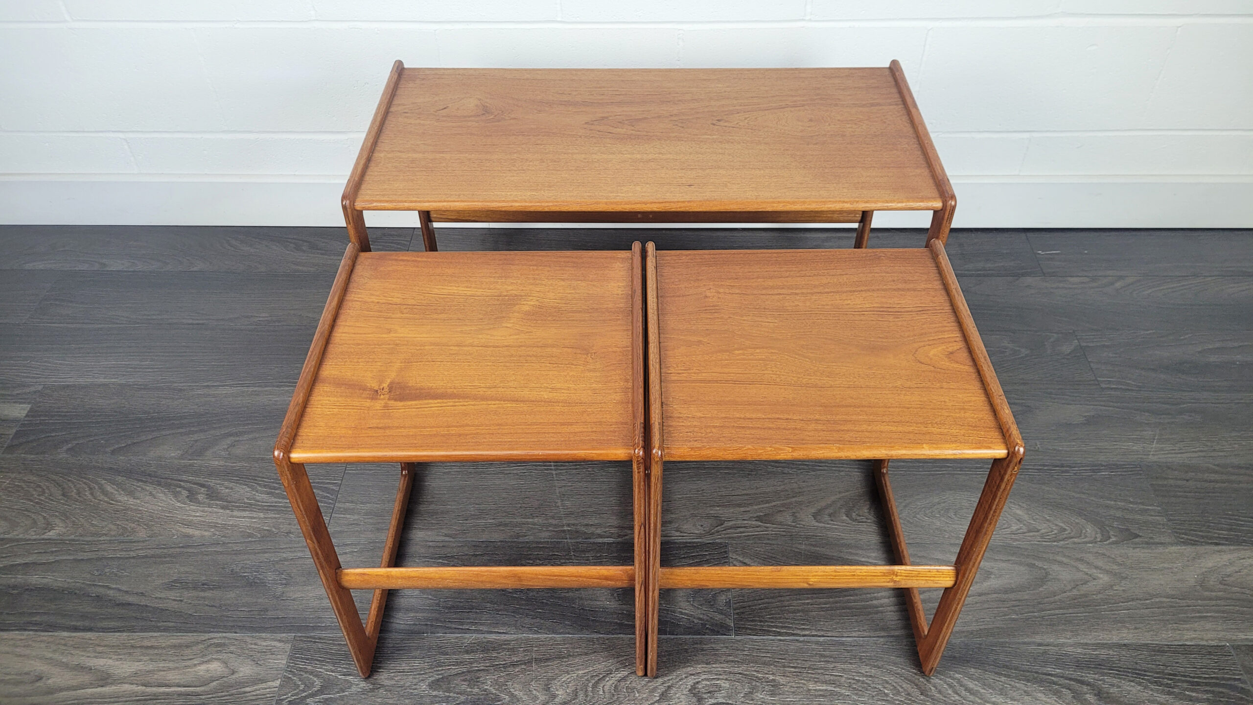 Mogens Kold Nest of Three Coffee Tables, 1960s