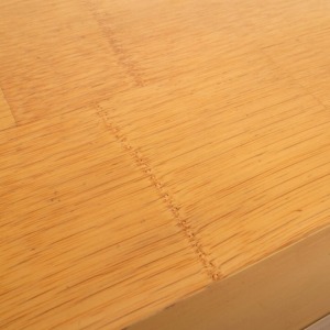 Bamboo and Brass Console Table by Giacomo Sinopoli for Lewan's Roma 1970