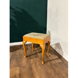 Beautiful Small Embroidered Stool
