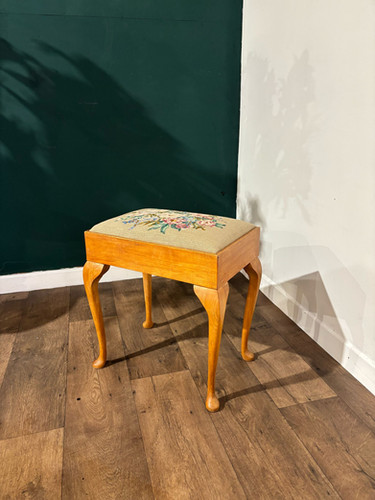 Beautiful Small Embroidered Stool