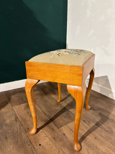 Beautiful Small Embroidered Stool