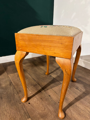 Beautiful Small Embroidered Stool
