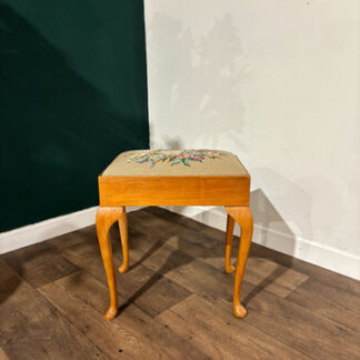 Beautiful Small Embroidered Stool