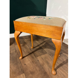 Beautiful Small Embroidered Stool