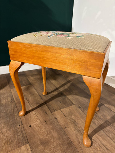 Beautiful Small Embroidered Stool