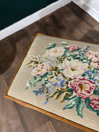 Beautiful Small Embroidered Stool