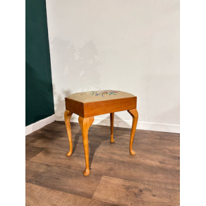 Beautiful Small Embroidered Stool