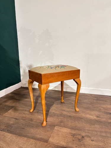Beautiful Small Embroidered Stool