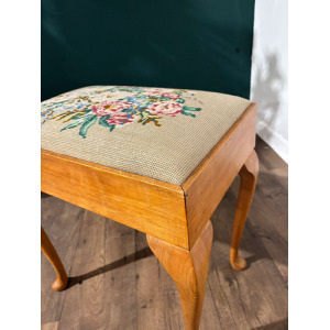 Beautiful Small Embroidered Stool