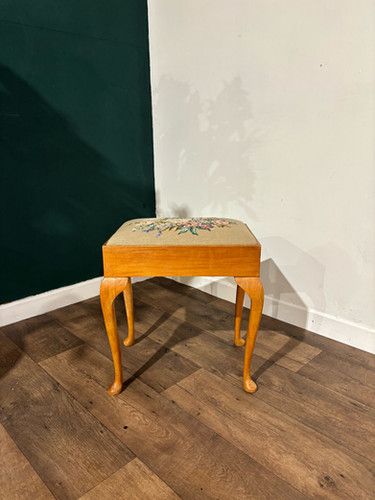 Beautiful Small Embroidered Stool