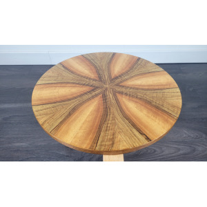 Alvar Aalto Style Round Side Table, 1940s
