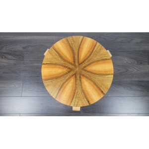 Alvar Aalto Style Round Side Table, 1940s