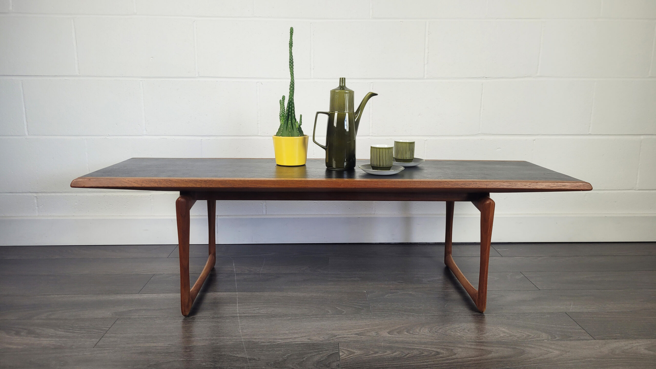 Danish Style Long John Coffee Table, 1960s