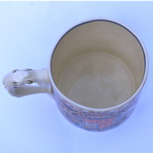 Myott pottery Dame Laura Knight King George Queen Elizabeth Coronation Mug 1937