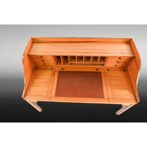 Mid-Century Danish Pine Desk by Andreas Hansen