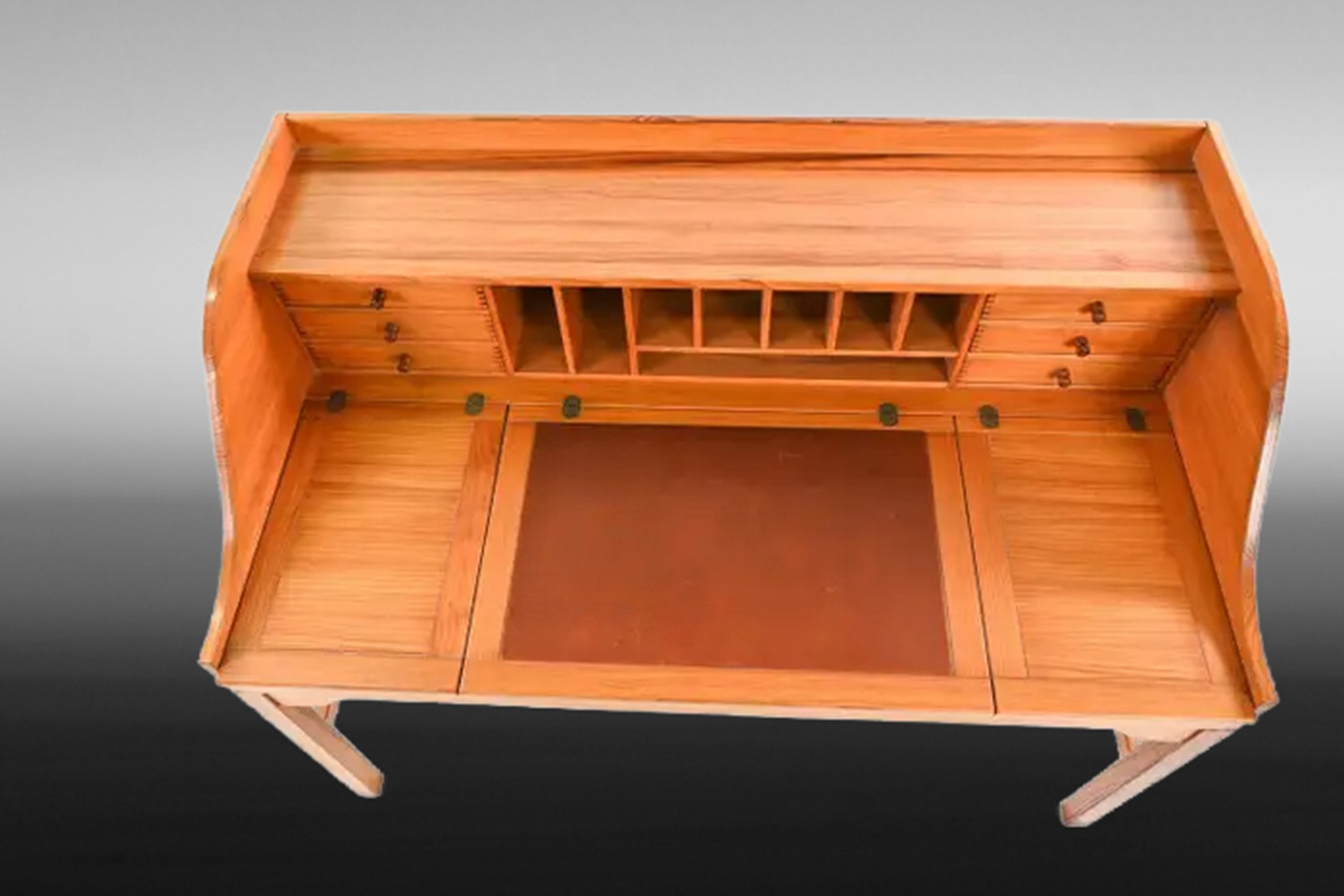 Mid-Century Danish Pine Desk by Andreas Hansen