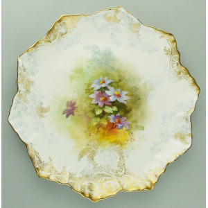 Exceptional antique Royal Doulton porcelain hand-painted Dessert Service C.1890