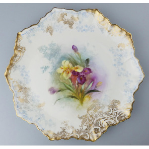Exceptional antique Royal Doulton porcelain hand-painted Dessert Service C.1890