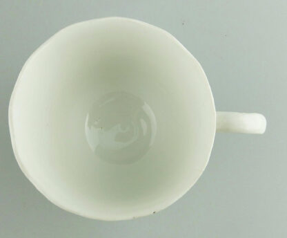 Antique porcelain Academic period dot Meissen Blanc de Chine Cup & Saucer C.1763 - Image 9