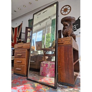 Early 20th Century Full Length Tailors/Outfitters Mirror. Vintage/Antique