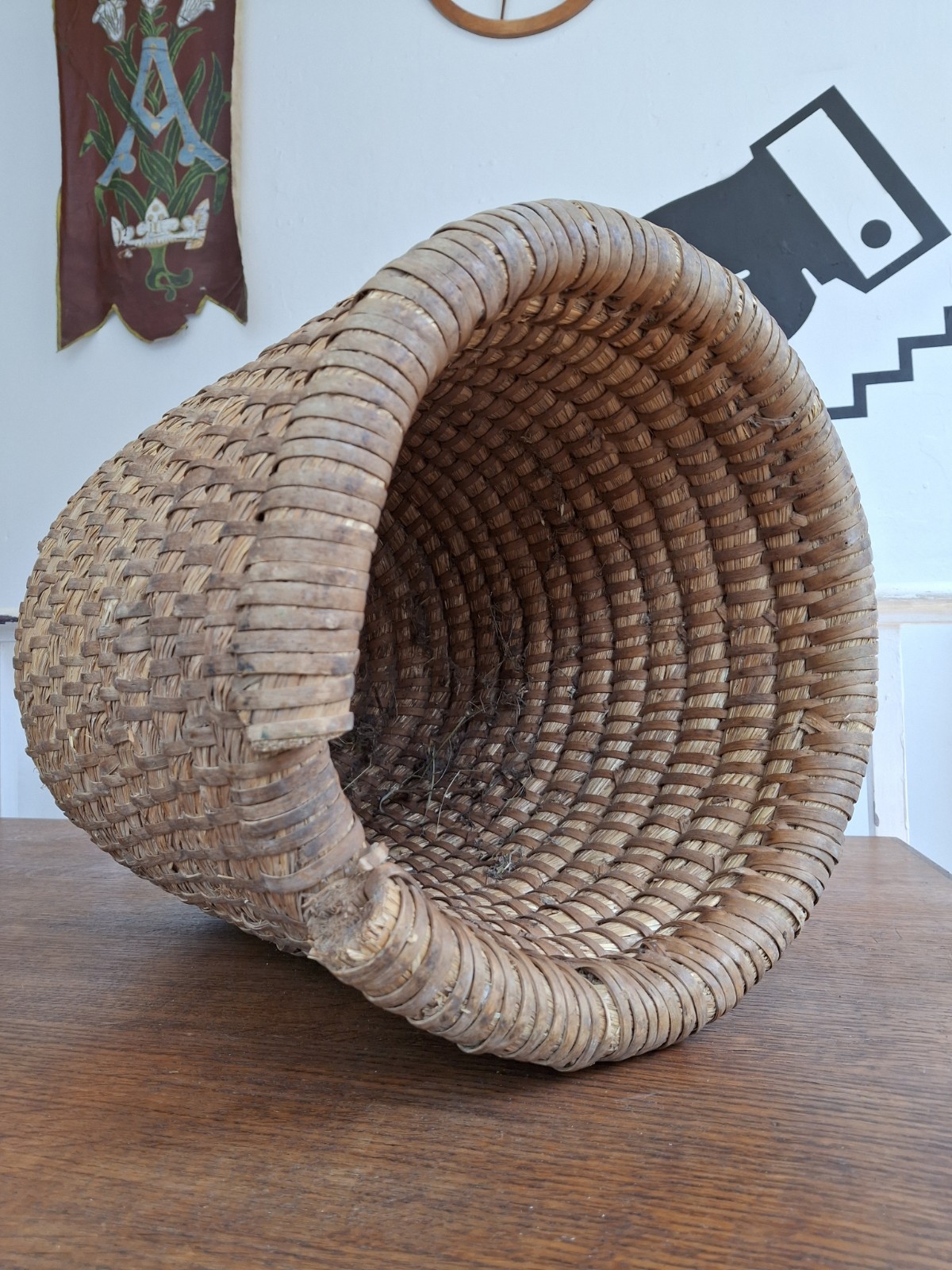Early 20th Century Hand Woven Bee Skep/Basket. Antique/Decorative/Vintage