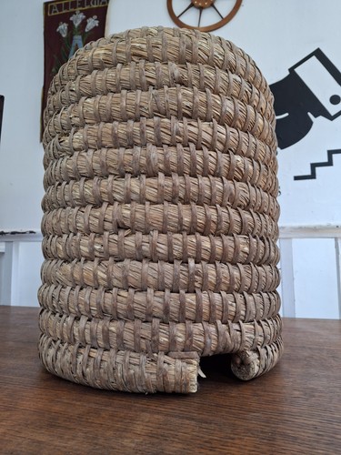 Early 20th Century Hand Woven Bee Skep/Basket. Antique/Decorative/Vintage