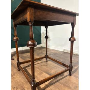Early 20th Century  Oak Window Table