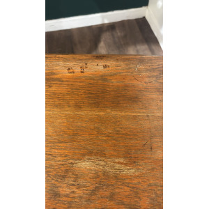 Early 20th Century  Oak Window Table