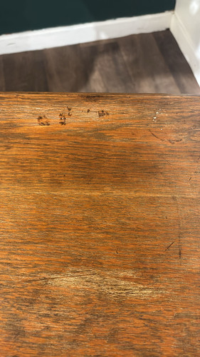 Early 20th Century  Oak Window Table