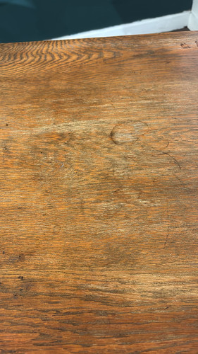 Early 20th Century  Oak Window Table