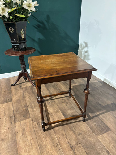 Early 20th Century  Oak Window Table