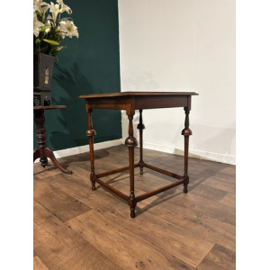 Early 20th Century  Oak Window Table