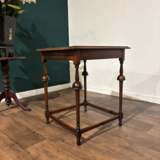 Early 20th Century  Oak Window Table