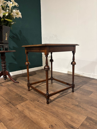 Early 20th Century  Oak Window Table