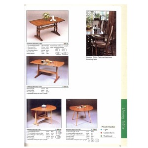 Ercol Aldeburgh Refectory Dining Table In Light Elm.