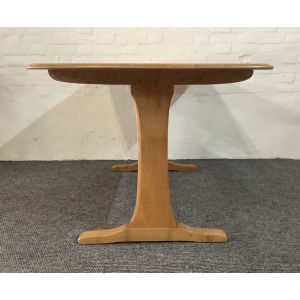 Ercol Aldeburgh Refectory Dining Table In Light Elm.