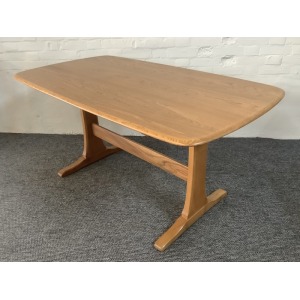 Ercol Aldeburgh Refectory Dining Table In Light Elm.