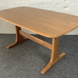 Ercol Aldeburgh Refectory Dining Table In Light Elm.