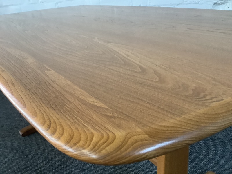 Ercol Aldeburgh Refectory Dining Table In Light Elm.