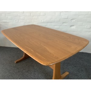 Ercol Aldeburgh Refectory Dining Table In Light Elm.