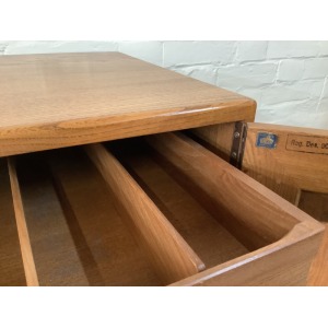 Ercol Windsor 468 Serving On Castors. Produced From Solid English Elm.