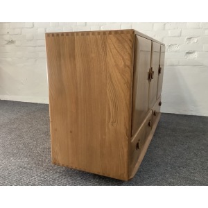 Ercol Windsor 468 Serving On Castors. Produced From Solid English Elm.