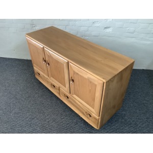 Ercol Windsor 468 Sideboard In Light Elm Finish.