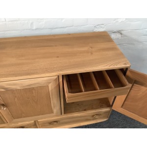 Ercol Windsor 468 Sideboard In Light Elm Finish.
