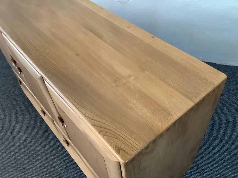 Ercol Windsor 468 Sideboard In Light Elm Finish.