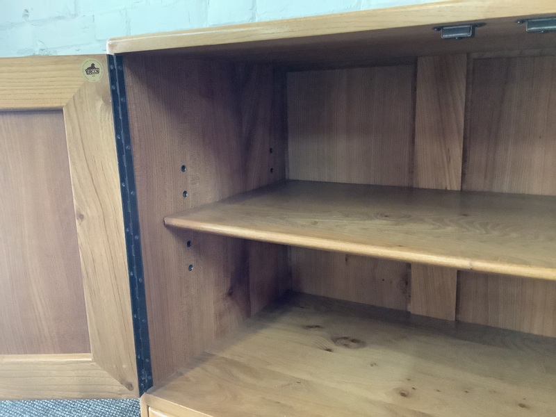 Ercol Windsor 468 Sideboard In Light Elm Finish.
