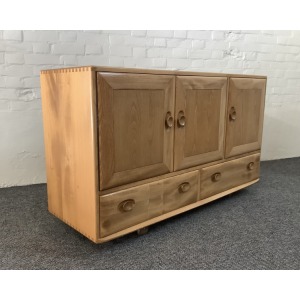 Ercol Windsor 468 Sideboard In Light Elm Finish.