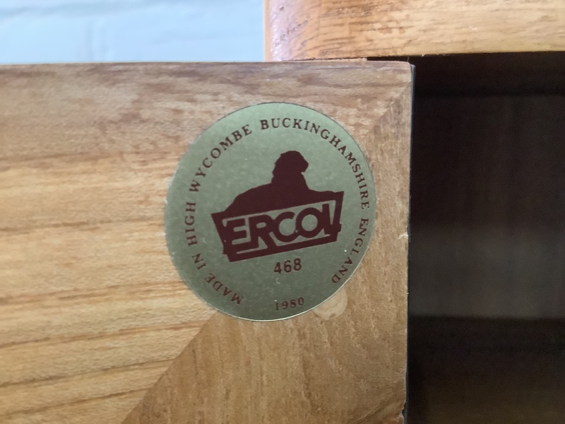 Ercol Windsor 468 Sideboard In Light Elm Finish.
