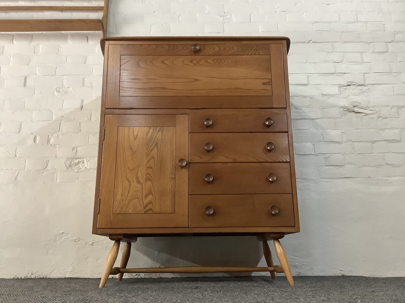Ercol Windsor Serving Cabinet In Original Condition. Produced 1955/56